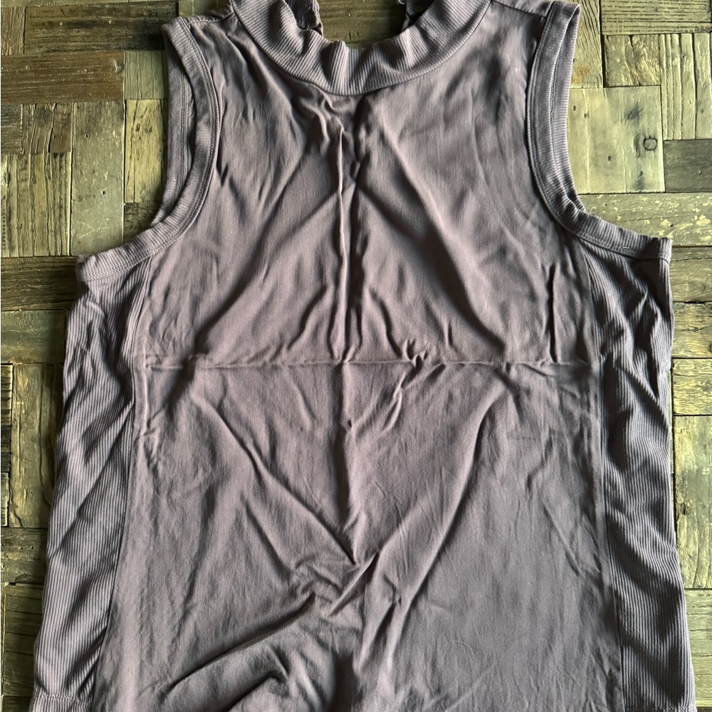 Allison Joy Lavender Ribbed Tank Top